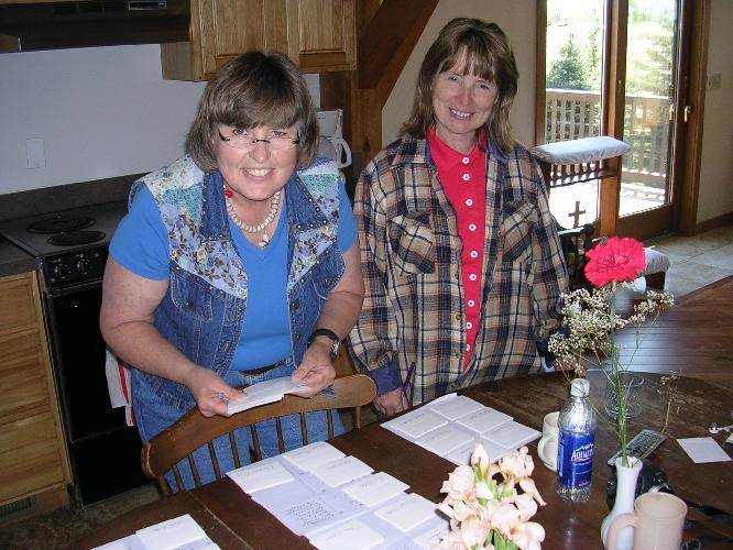 2 Doreen and Linda doing namecards.jpg